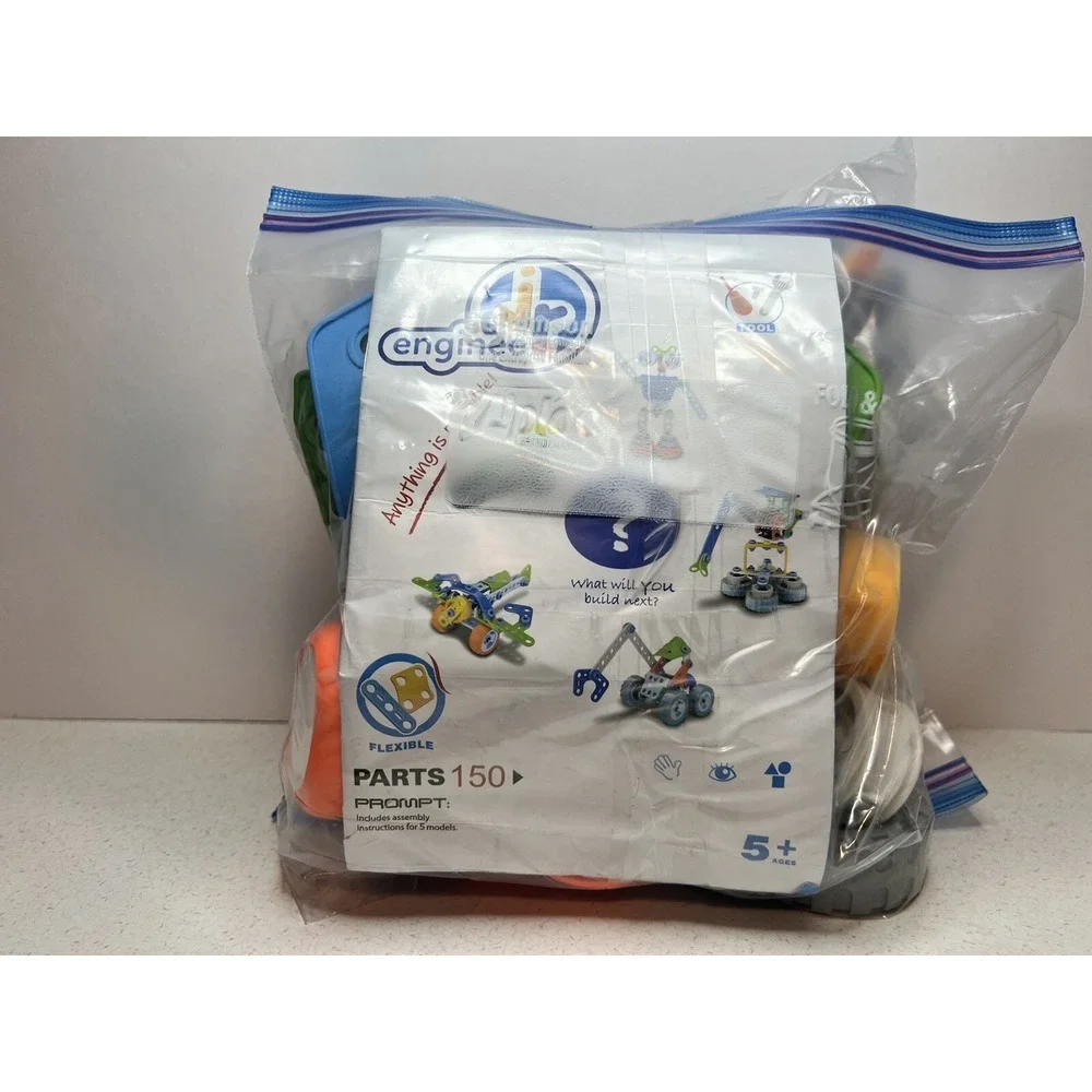 150 Parts Engineer JR/Build & Play bag full of 132  two sets Total Piece's 272*